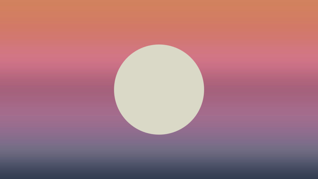 Minimalist Gradient Sky with Soft Moon Glow Desktop Wallpaper
