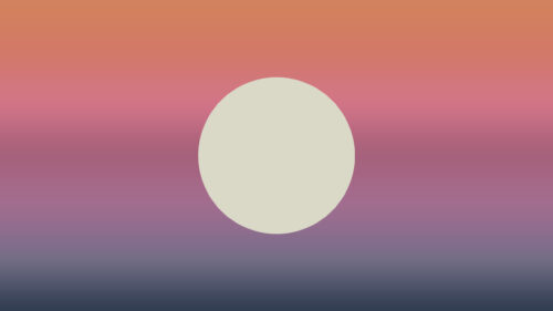 Minimalist Gradient Sky with Soft Moon Glow Desktop Wallpaper