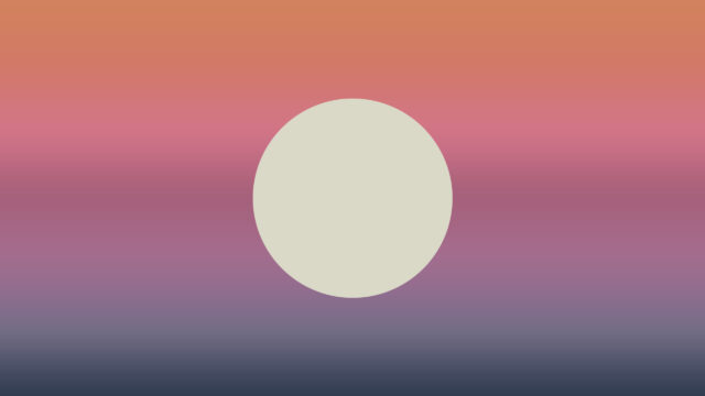 Minimalist Gradient Sky with Soft Moon Glow Desktop Wallpaper