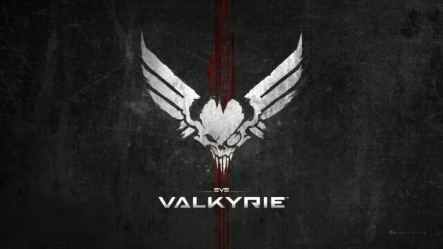 Eve Valkyrie Logo Dark Grunge Aesthetic 4K Desktop Wallpaper