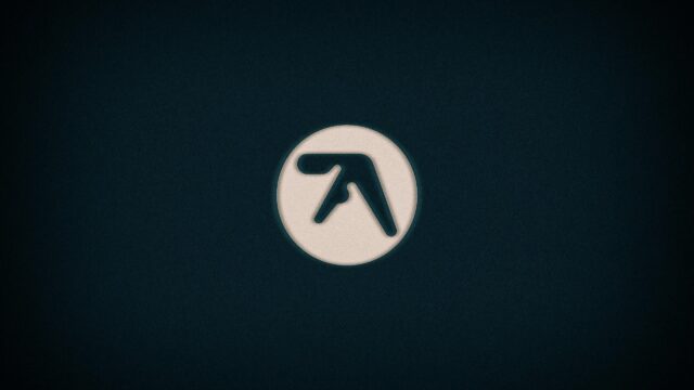 Aphex Twin Logo Minimalist Dark Aesthetic Desktop Wallpaper