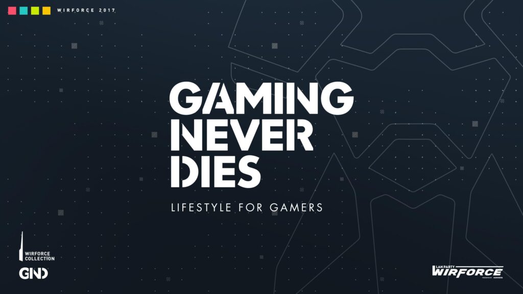 Minimalist Gaming Never Dies WirForce 2017 Cyberpunk Aesthetic Desktop Wallpaper