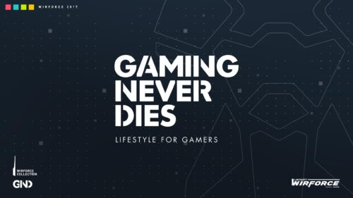 Minimalist Gaming Never Dies WirForce 2017 Cyberpunk Aesthetic Desktop Wallpaper
