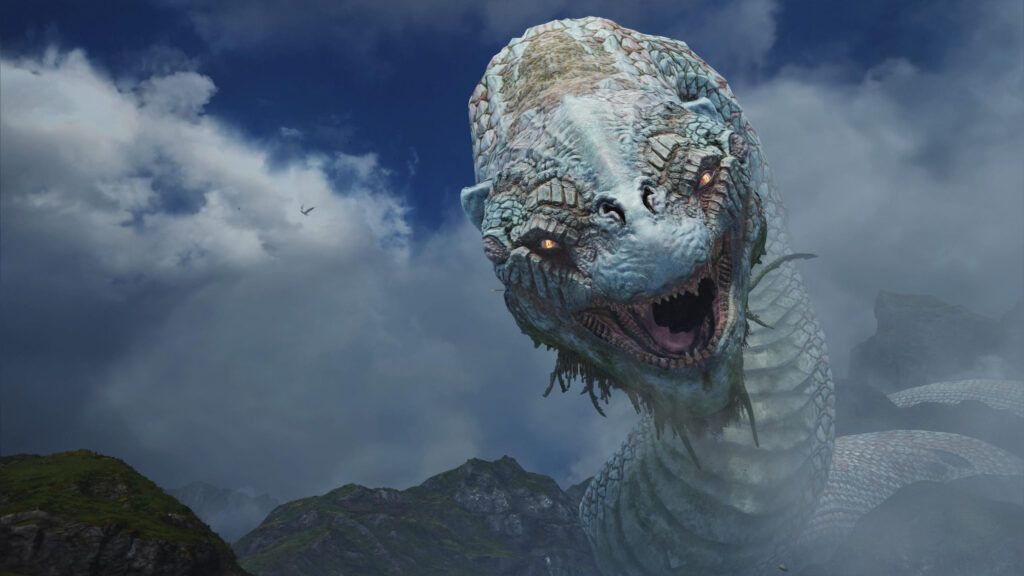 Jormungandr The World Serpent God of War Ragnarok Desktop Wallpaper