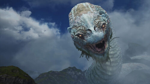 Jormungandr The World Serpent God of War Ragnarok Desktop Wallpaper