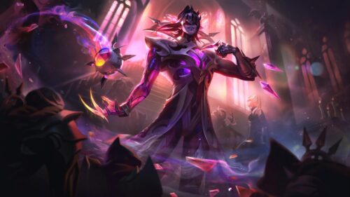 Coven Malzahar League of Legends Dark Fantasy 4K Desktop Wallpaper