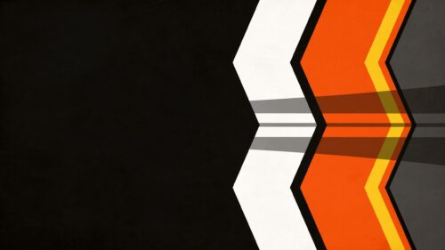 Minimalist Chevron Abstract Geometric Design 4K Desktop Wallpaper