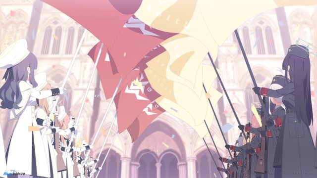 Blue Archive Trinity and Gehenna Parade Anime Art Desktop Wallpaper
