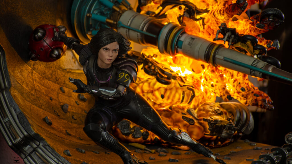 Alita Battle Angel High Detail Action Figure Cinematic 4K Desktop Wallpaper