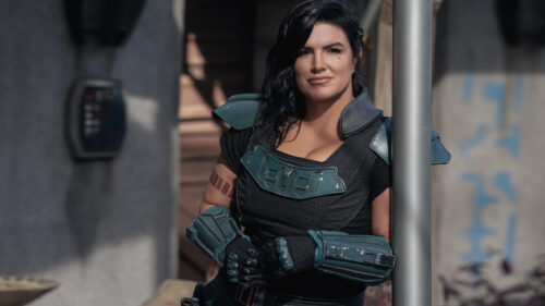 Cara Dune The Mandalorian Warrior Character Portrait Desktop Wallpaper