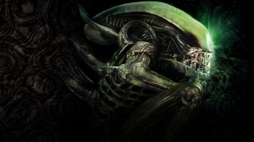 Iconic Xenomorph Bio-Mechanical Horror Alien 4K Desktop Wallpaper