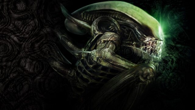 Iconic Xenomorph Bio-Mechanical Horror Alien 4K Desktop Wallpaper