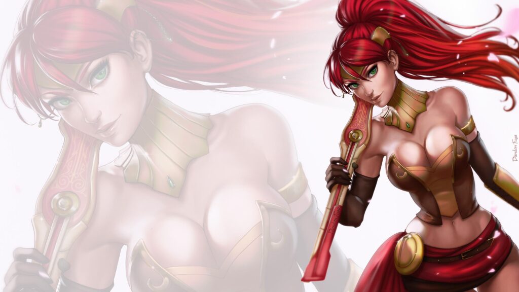 Pyrrha Nikos RWBY Anime Warrior High Definition Desktop Wallpaper