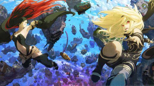 Gravity Rush 2 Kat and Raven Floating City Anime 4K PC Wallpaper