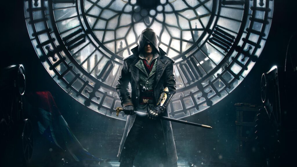 Jacob Frye Assassin's Creed Syndicate Big Ben Clock Tower 4K Desktop Wallpaper