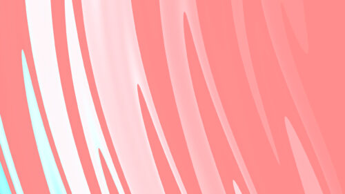 Minimalist Soft Coral and White Abstract Waves 4K Desktop Wallpaper