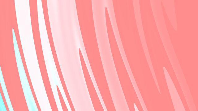 Minimalist Soft Coral and White Abstract Waves 4K Desktop Wallpaper