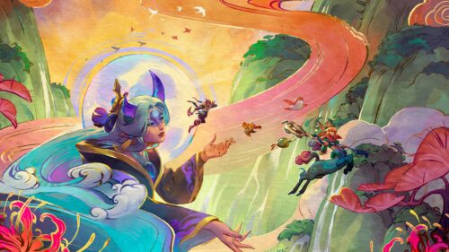 Fantasy Goddess and Mystic Creature Art 4K Desktop Wallpaper