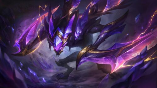 Kha Zix League of Legends Crystal Beast 4K Desktop Wallpaper