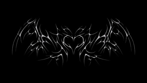 Abstract Chrome Y2K Heart Tribal Aesthetic 4K PC Wallpaper