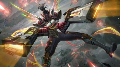 Lucian Battlecast League of Legends Fighter in Action 4K PC Wallpaper
