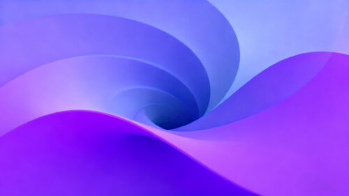 Abstract Purple and Blue Swirling Vortex 4K Desktop Wallpaper