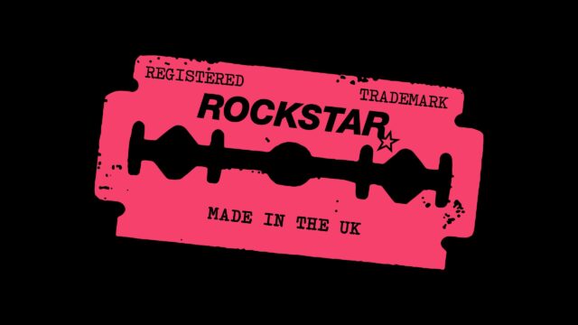 Minimalist Rockstar Razor Blade Design Aesthetic 4K Wallpaper