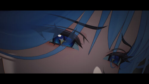 Stunning Anime Girl Close Up Eyes Detailed Art 4K Desktop Wallpaper