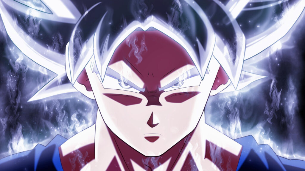 Son Goku Ultra Instinct Dragon Ball Super Close Up PC Wallpaper