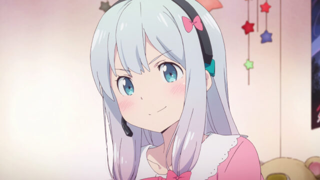 Cute Sagiri Izumi Anime Girl Aesthetic Desktop Wallpaper