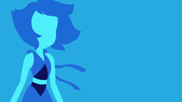 Minimalist Lapis Lazuli Steven Universe Fan Art Desktop Wallpaper