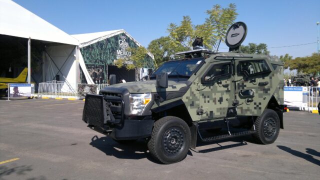 Mexican Military Armored Tactical Vehicle Digital Camouflage 4K Wallpaper