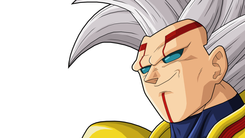 Baby Vegeta Dragon Ball GT Silver Hair Close-up 4K Desktop Wallpaper