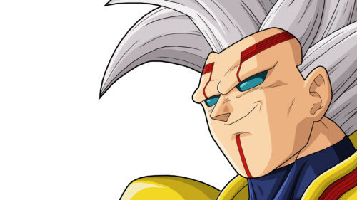 Baby Vegeta Dragon Ball GT Silver Hair Close-up 4K Desktop Wallpaper