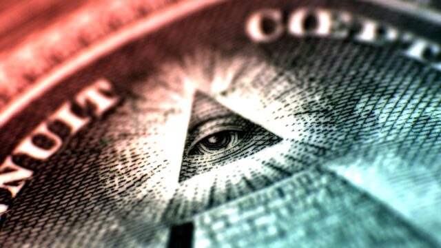 Macro Eye of Providence One Dollar Bill Cinematic 4K Wallpaper