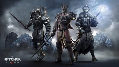 The Wild Hunt Commanders from The Witcher 3 Dark Fantasy PC Wallpaper