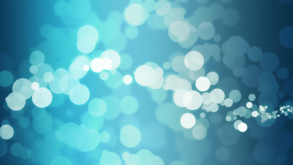 Abstract Blue Bokeh Light Effect High Quality 4K Desktop Wallpaper