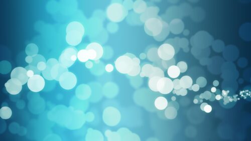 Abstract Blue Bokeh Light Effect High Quality 4K Desktop Wallpaper
