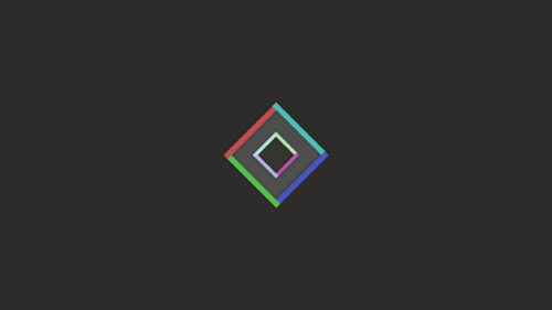 Minimalist Colorful Geometric Square Diamond Design 4K Desktop Wallpaper