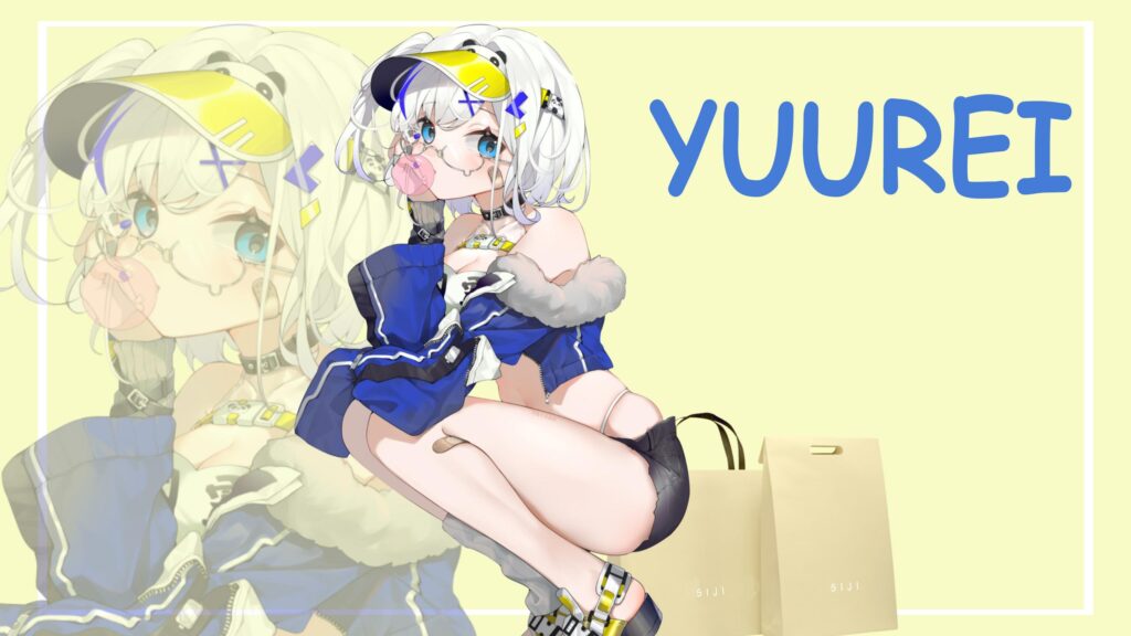 Anime Girl Yuurei Streetwear Style Pastel Aesthetic 4K PC Wallpaper