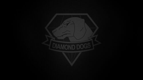 Diamond Dogs Metal Gear Solid Minimalist Logo 4K Desktop Wallpaper