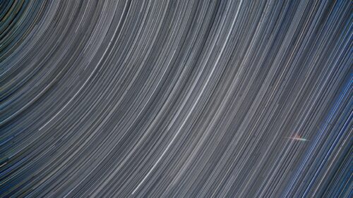 Stunning Star Trails Night Sky Cosmic Arc 4K Desktop Wallpaper