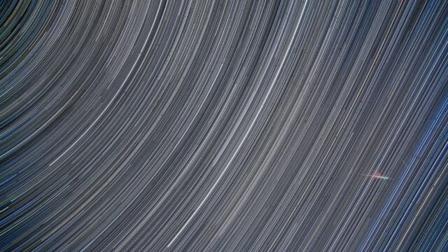 Stunning Star Trails Night Sky Cosmic Arc 4K Desktop Wallpaper