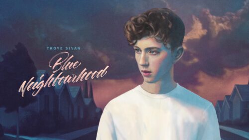 Troye Sivan Blue Neighbourhood Artistic Portrait Desktop Wallpaper