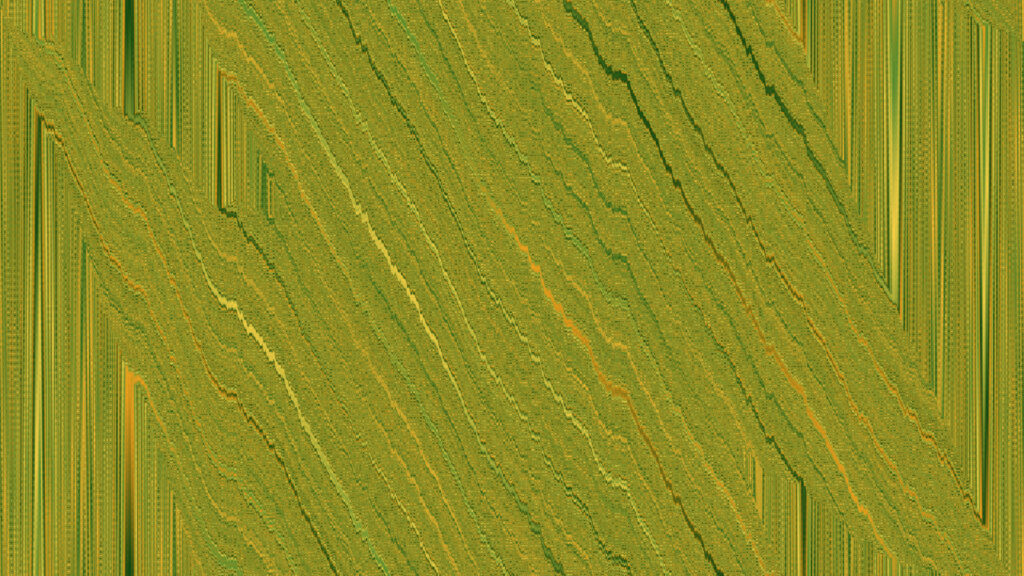 Abstract Geometric Green and Gold Linear Texture 4K Desktop Wallpaper