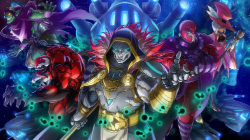 Marvel Villains Assembly Doctor Doom Carnage and Magneto 4K Wallpaper