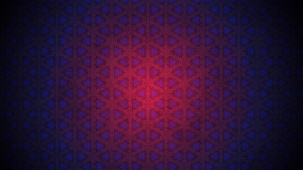 Abstract Geometric Triangle Pattern with Red and Blue Gradient 4K Wallpaper