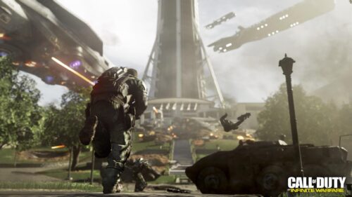 Call of Duty Infinite Warfare Soldier Battlefield Action Desktop Wallpaper