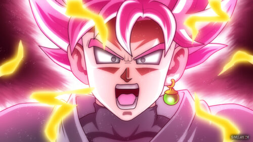 Goku Black Super Saiyan Rose Power Unleashed 4K Desktop Wallpaper