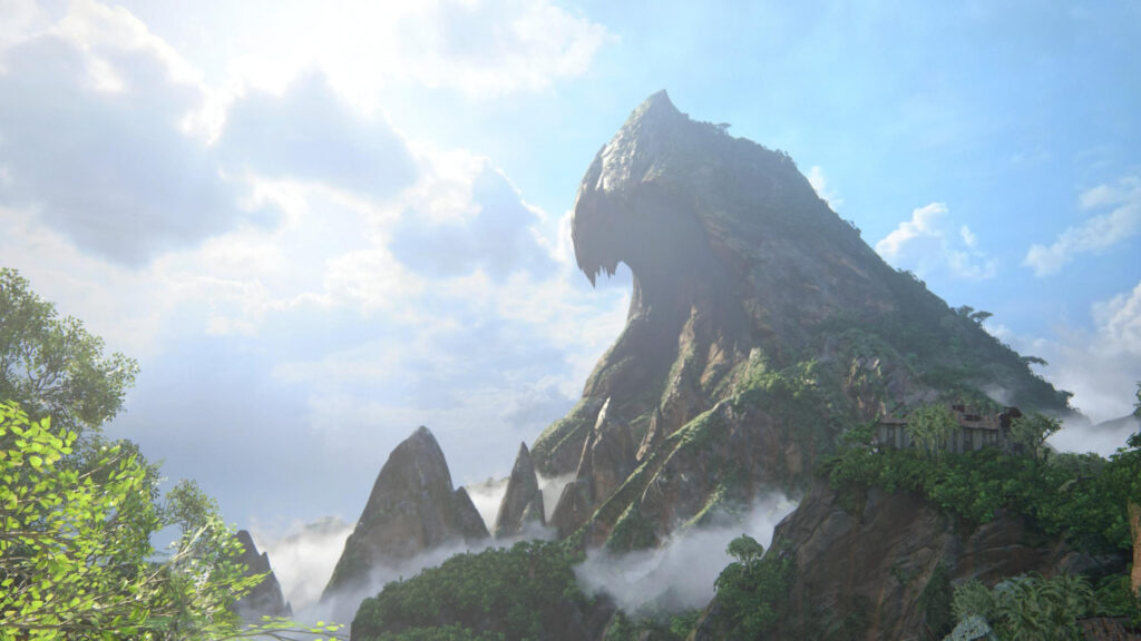 Uncharted Lost Legacy Majestic Mountain Peak Landscape 4K PC Wallpaper